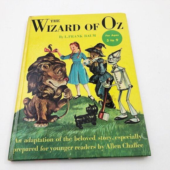 The Wizard of Oz for Ages 5 to 9 L. Frank Baum HB Adapted by Allen Chaffee 1950 - Picture 1 of 10